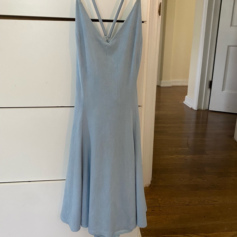 Mini light blue dress | Sage the Label brand